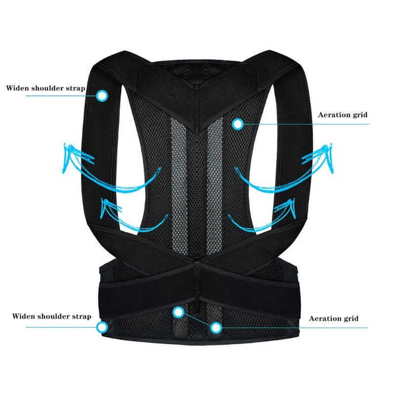 Adjustable Posture Corrector Back Support