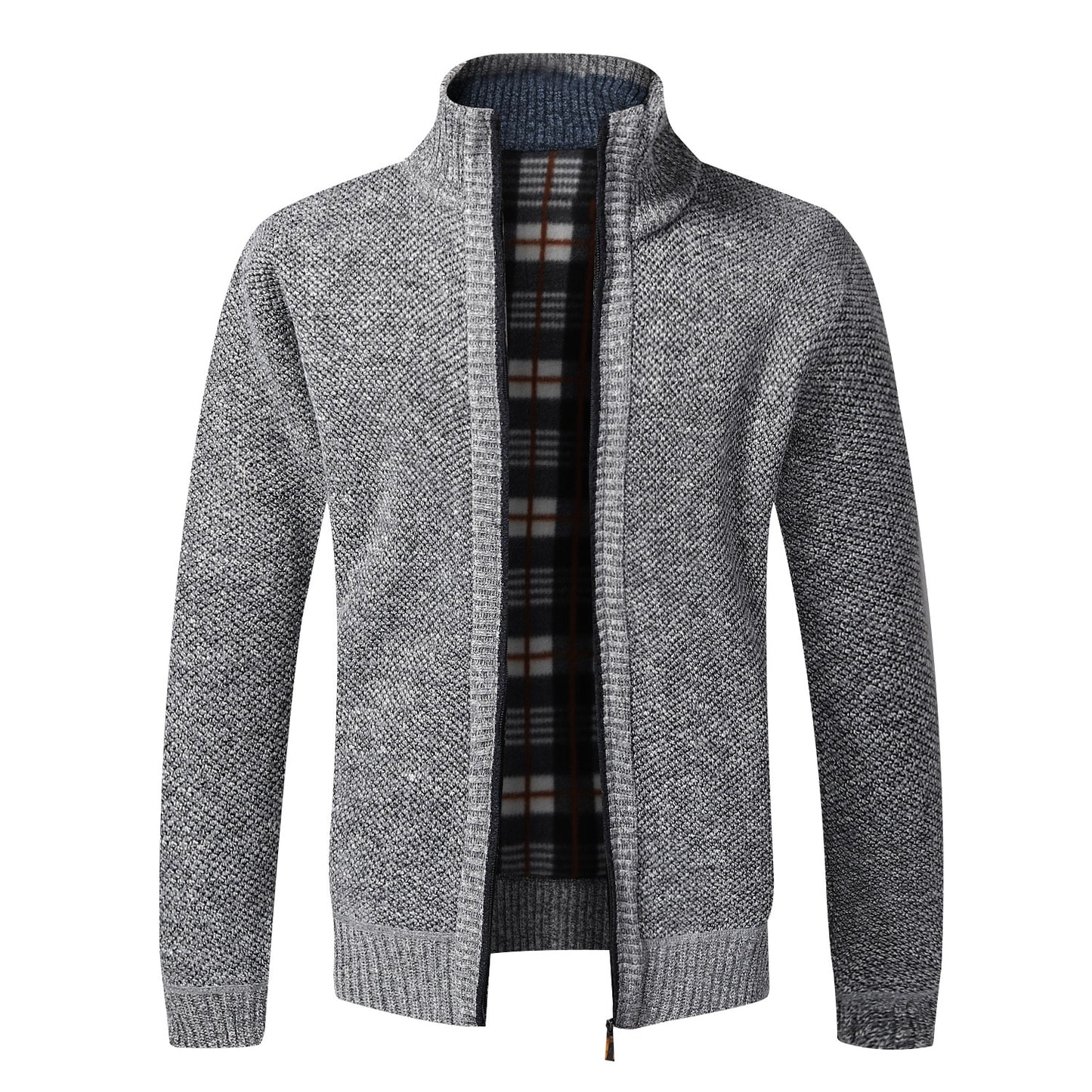 Winter Warm Cardigan Men Fleece Zipper Sweaters - Slim Fit