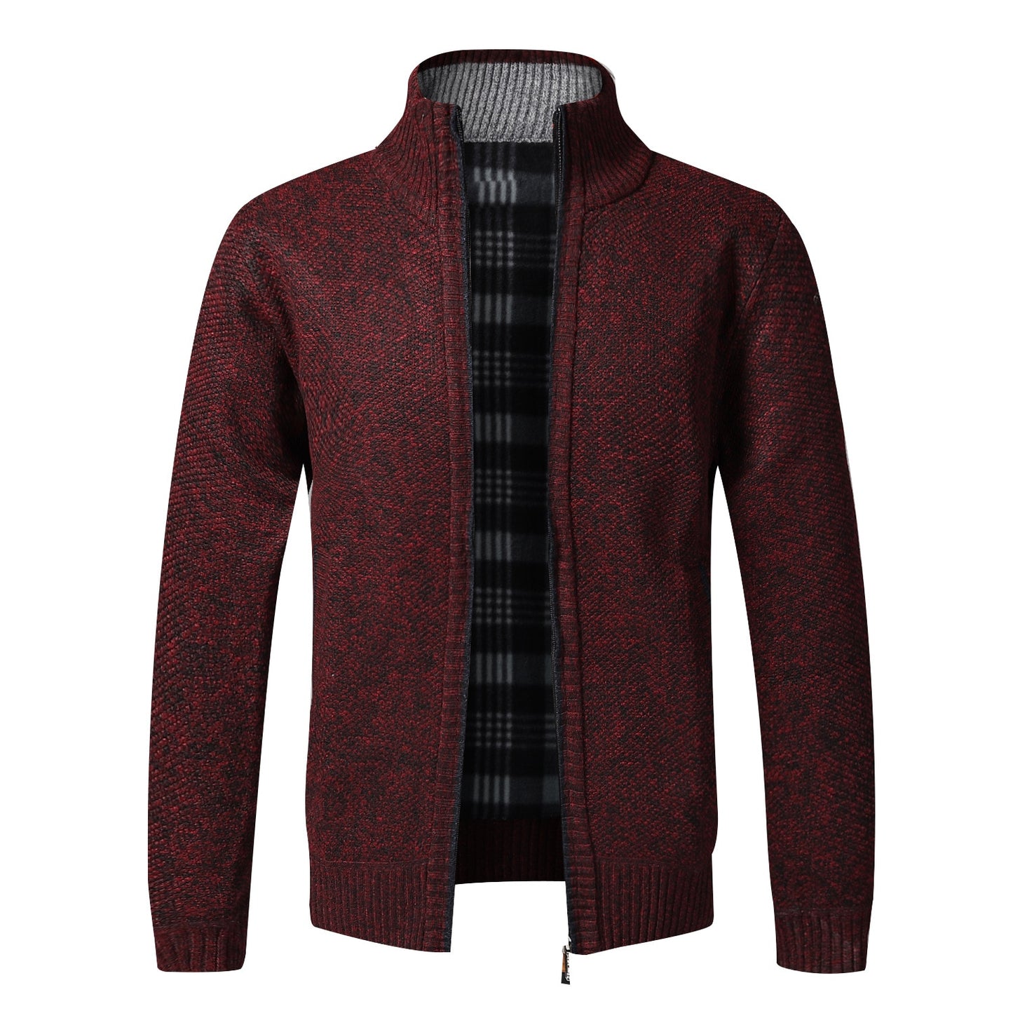 Winter Warm Cardigan Men Fleece Zipper Sweaters - Slim Fit