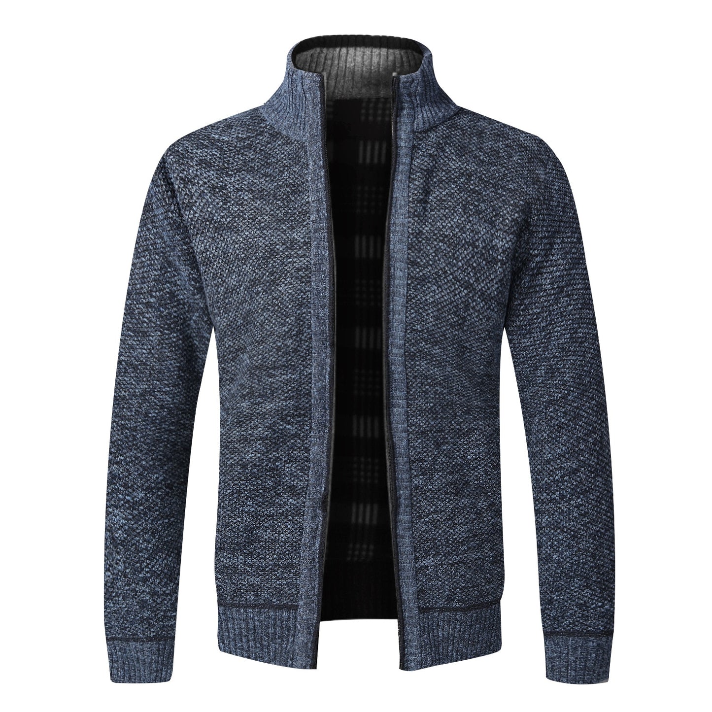 Winter Warm Cardigan Men Fleece Zipper Sweaters - Slim Fit