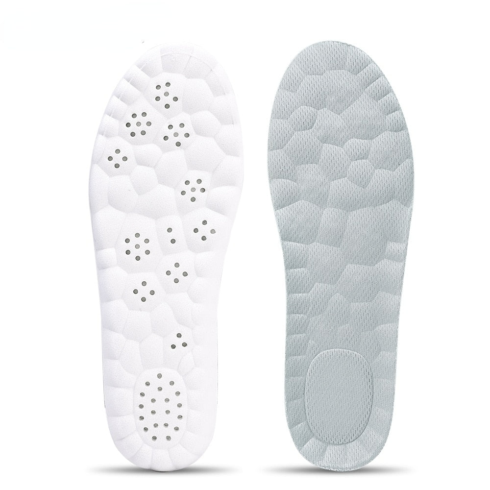 Latex Memory Foam Insoles for Women Men Soft Foot Support Shoe Pads Breathable Orthopedic Sport Insole Feet Care Insert Cushion