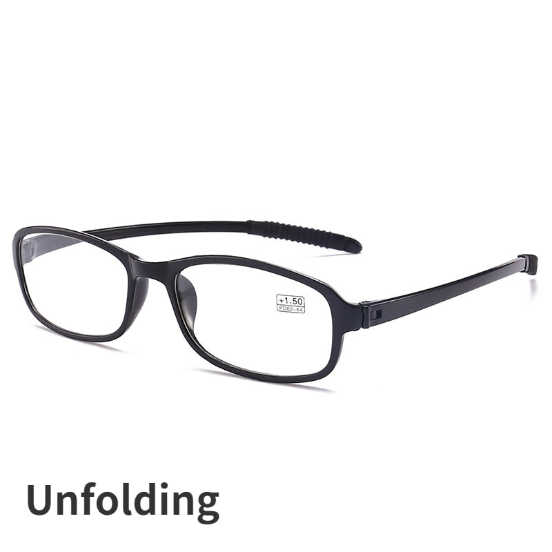 Unisex Folding Reading Glasses with Box Fashion Design Computer Glasses