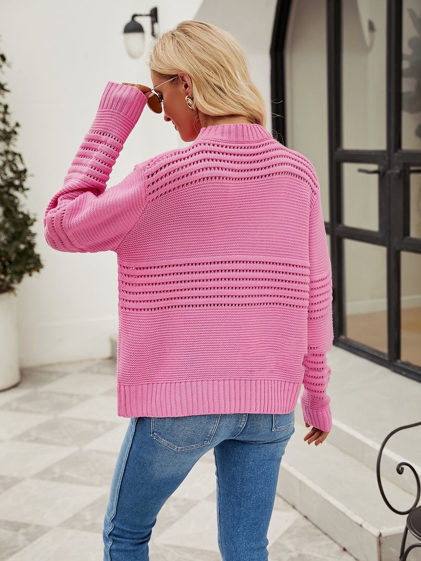 Pit Stripe Women's Knitwear Fashion