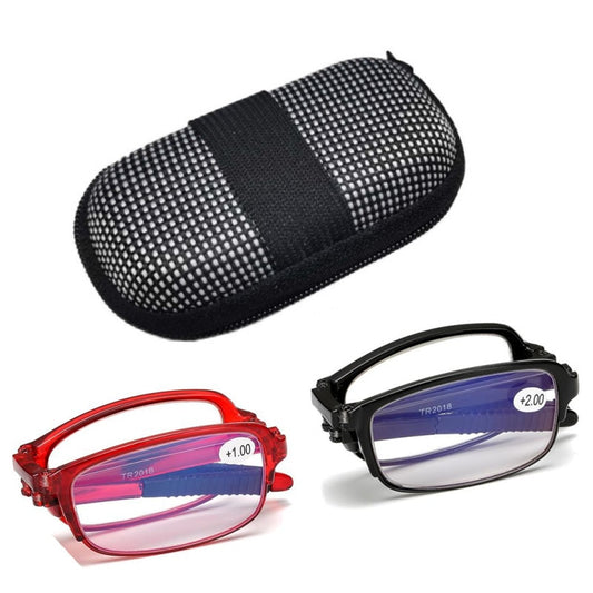 Unisex Folding Reading Glasses with Box Fashion Design Computer Glasses